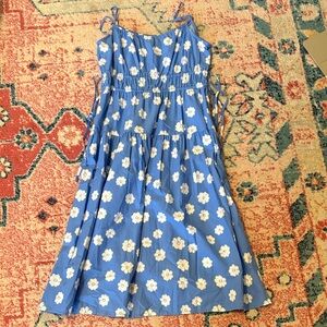 Universal Thread Blue and White Floral Kids Dress